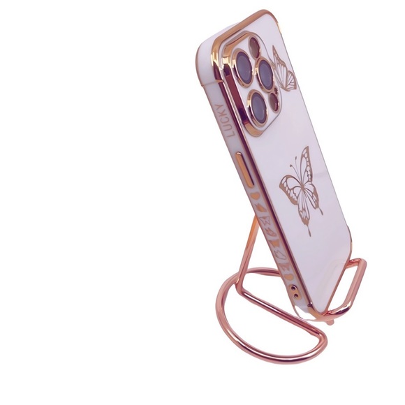 iPhone 14 Pro: Butterfly Electroplated & Screen Protector - Picture 2 of 3